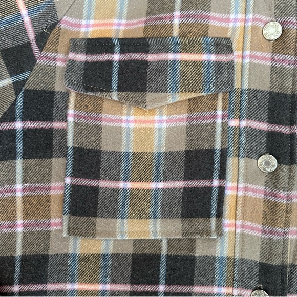 Zara Multicolor Plaid Button Down Shirt - Picture 8 of 9